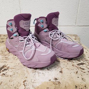 HOKA ONE ONE ANACAPA Boots ~Mid GORE-TEX~ Women’s 9.5 B ~ Elderberry ~ Sky Blue